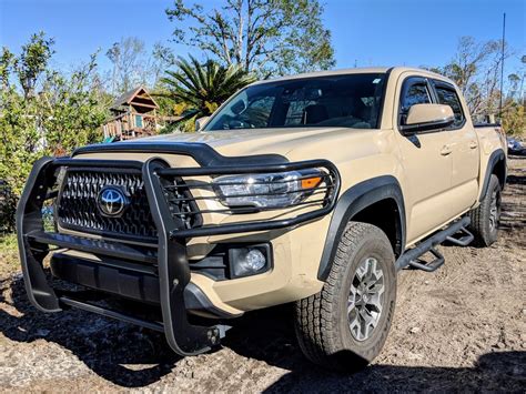 Toyota tacoma brush guard - The SR5 package, which stands for Sport Rally 5-Speed, is an extra-value package offered with the Toyota Tacoma pickup truck. This package provides a number of additional features and may be selected on its own or with the Double Cab Conven...